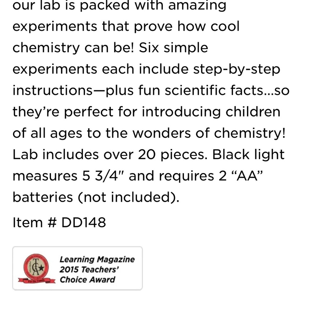 Lakeshore Young Scientist Chemistry Lab - Picture 4 of 4